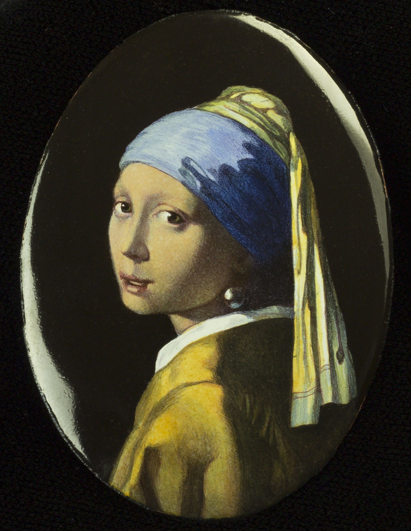 'Girl with a Pearl Earring' after Jan Vermeer